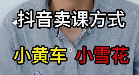 知识付费老师在抖音卖课，选择小雪花和小黄车有什么区别？
