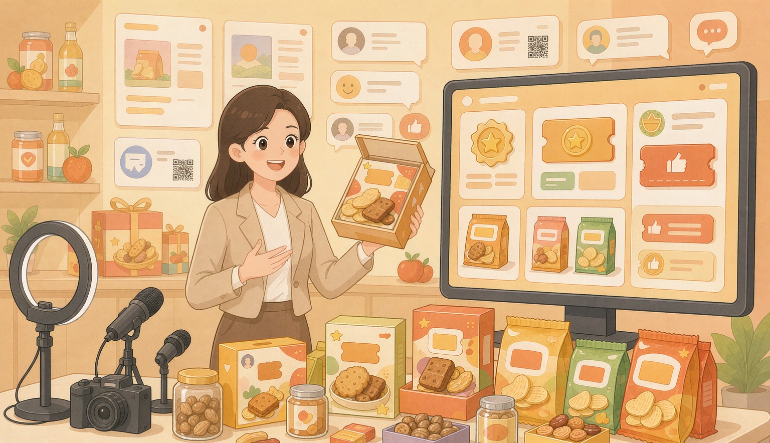 开通小鹅通做私域直播,先拆一家复购六成的食品直播间