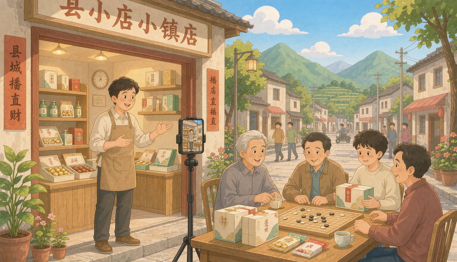 贵州三穗小店今年播16场,小鹅通开通后县域商家这样接住私域直播